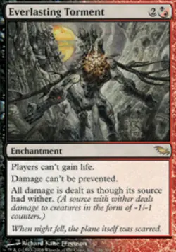 Everlasting Torment - Foil Shadowmoor Lightly Played, Japanese - MTG - Image 1