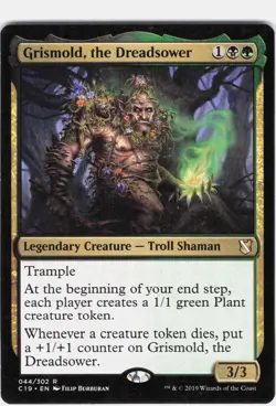 Grismold, the Dreadsower #44 Commander 2019 Regular Rare LP - Image 1