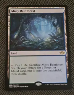 Misty Rainforest MTG Modern Horizons 2 #250 Magic the Gathering - Image 1