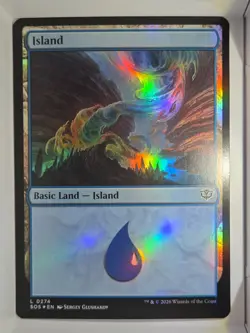 Island (FOIL) - L274 - MTG - Secrets of Strixhaven (SOS) - Image 1