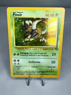 Pinsir Holo 9/64 Jungle Set Pokemon Card 1999 WOTC Vintage Rare - Image 1