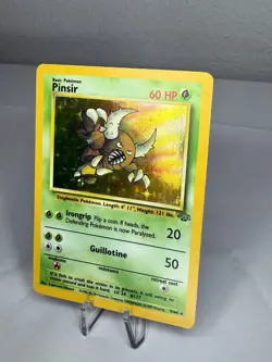 Pinsir Holo 9/64 Jungle Set Pokemon Card 1999 WOTC Vintage Rare - Image 2