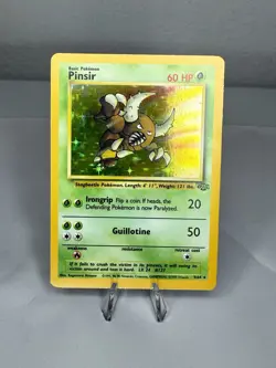Pinsir Holo 9/64 Jungle Set Pokemon Card 1999 WOTC Vintage Rare - Image 4