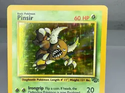 Pinsir Holo 9/64 Jungle Set Pokemon Card 1999 WOTC Vintage Rare - Image 5