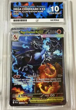Pokemon Mega Charizard X EX 125/094 Ace 10 - Image 1