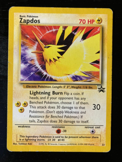 Pokemon Black Star Prom Non- Holo Zapdos 23 Very Good / Lightly Played Condition - Image 1