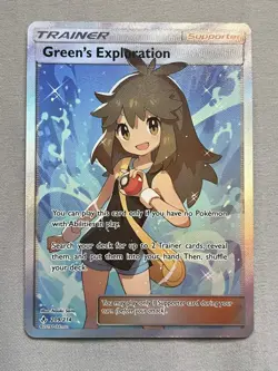 Pokemon TCG Green's Exploration 209/214 Unbroken Bonds Full Art Ultra Rare LP - Image 1