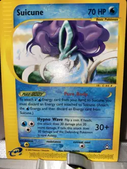Suicune Pokemon TCG Aquapolis 37/147 Non Holo Rare English 2002 Nishida - Image 1