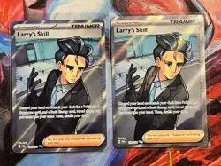 Pokemon Prismatic Evolutions Larry's Skill 139/131 Ultra Rare Full Art Lot 2x NM - Image 1