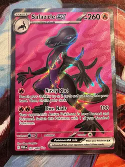 Pokemon Perfect Order Salazzle ex 101/088 Ultra Rare Full Art Holo Chase NM - Image 1