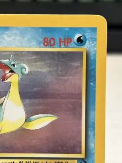 Pokemon Lapras 10/62 Fossil Rare Holo LP Vintage WOTC 1999 - Image 2