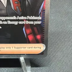 Pokemon TCG Scarlet & Violet 151: Giovanni's Charisma SR 197/165 NM - Image 5