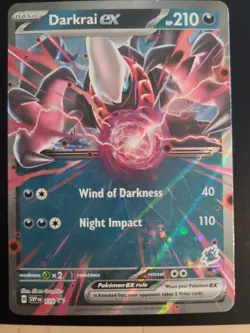 Darkrai EX SVP 110 - Pokemon TCG Black Star Promo Stamped NM - Image 1