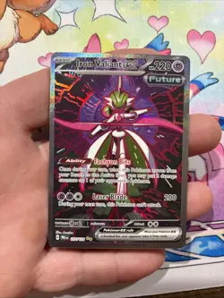 2025 Pokemon IRON VALIANT EX #157/131 Prismatic Evolutions SIR Full Art ENG NM - Image 1