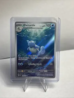 Pokemon TCG Wartortle Scarlet & Violet Holo Illustration Rare *Read Description* - Image 1