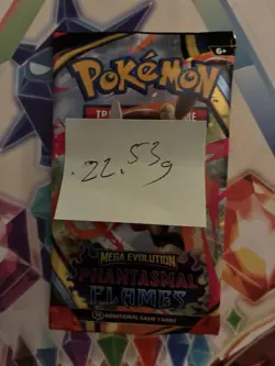 Very Heavy! 22.53g Pokemon TCG ME Phantasmal Flames Pack Sealed! - Image 2