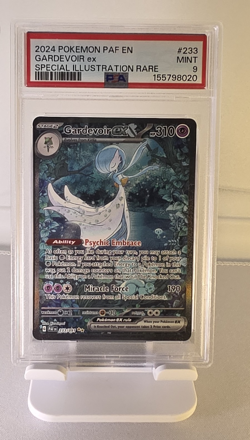 Pokemon TCG 2024 SV Paldean Fates Gardevoir ex 233/091 SIR Holo PSA 9 - Image 1