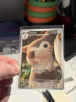 Pokemon TCG Furret 168/159 Journey Together Illustration Rare - Image 1