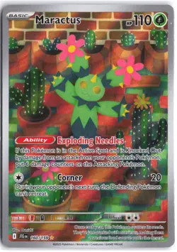 Maractus 160/159 Illustration Rare Journey Together Pokemon NM - Image 1