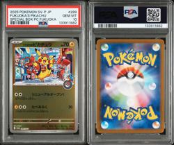 PSA 10 Fukuoka's Pikachu Promo 289/SV-P Pokemon Center Fukuoka Special Box - Image 1