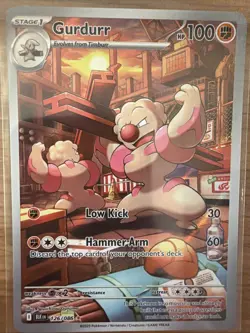 Gurdurr 126/086 Black Bolt Pokemon NM/M - Image 1