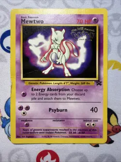Mewtwo 3 promo Vintage WOTC Black Star Promo (1999) Pokemon First Movie - HP - Image 1
