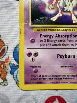 Mewtwo 3 promo Vintage WOTC Black Star Promo (1999) Pokemon First Movie - HP - Image 5