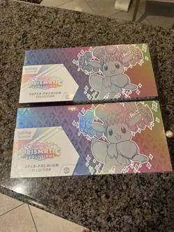 2 Pokemon TCG Prismatic Evolutions Super-Premium Collection Box- SEALED - Image 2