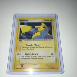 NEAR MINT Pikachu 78/110 EX Holon Phantoms Reverse Holo Stamped Pokemon - Image 1