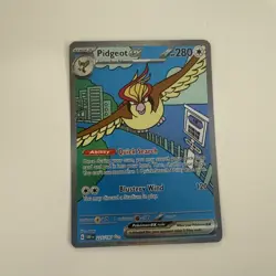 Pidgeot ex 225/197 Illustration Rare IR Holo Obsidian Flames Pokemon TCG - Image 1
