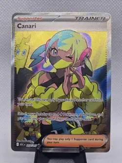 Canari 257/217 Full Art Trainer Pokemon TCG Ascended Heroes NM - Image 1