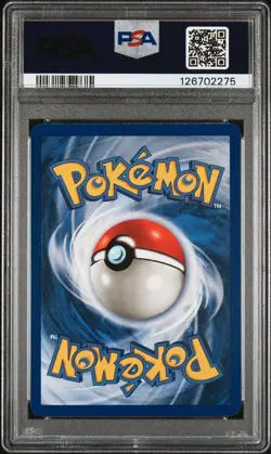 1999 POKEMON FOSSIL 1ST ED #60 GAMBLER PSA 9 - Image 2