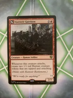 MTG Hanweir Garrison/Eldrazi Ooze 0157 Rare INR NM MTG Innistrad Remastered - Image 1
