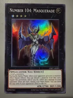 YUGIOH NUMBER 104: MASQUERADE ASIA ENGLISH EDITION CR07-AE093 SUPER RARE - Image 1