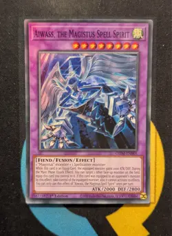 GEIM-EN005 Aiwass, the Magistus Spell Spirit Super Rare 1st Ed YuGiOh - Image 1