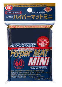KMC Hyper MAT MINI (60 Sleeves) | Japanese Size | Fits Yu-Gi-Oh! & Cardfight!! - Image 3