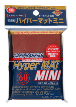 KMC Hyper MAT MINI (60 Sleeves) | Japanese Size | Fits Yu-Gi-Oh! & Cardfight!! - Image 4