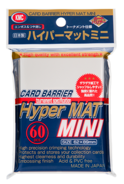 KMC Hyper MAT MINI (60 Sleeves) | Japanese Size | Fits Yu-Gi-Oh! & Cardfight!! - Image 5