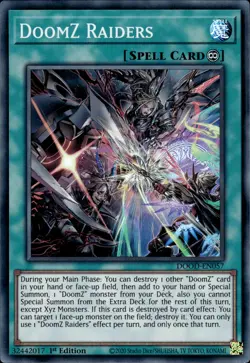 DoomZ Raiders - Super Rare 1st Edition DOOD-EN057 - NM - YuGiOh - Image 1