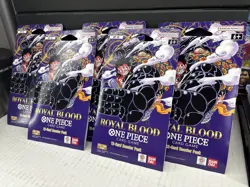 One Piece TCG OP-10 Royal Blood Sleeved Booster Pack English New Sealed LOT OF 5 - Image 3