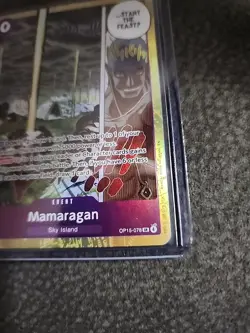 One Piece Mamaragan OP15-078 SR FOIL N/M - Image 3