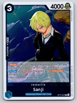 Sanji OP15-047 Rare Adventure on Kami's Island One Piece Near Mint - Image 1