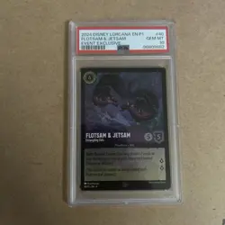 Disney Lorcana Promo EN 40 P1 Flotsam & Jetsam Entangled Eels PSA 10 GEM MINT - Image 1