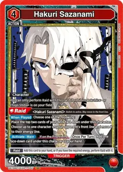 Hakuri Sazanami Foil - UE16BT/KGR-1-047 NM - Union Arena - Image 1