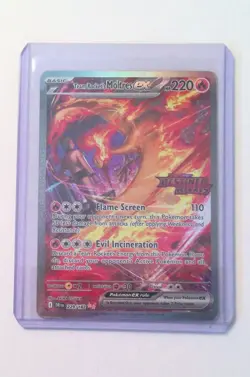 Team Rocket's Moltres ex - (Destined Rivals Stamp) 229/182 Miscellaneous Cards & - Image 1