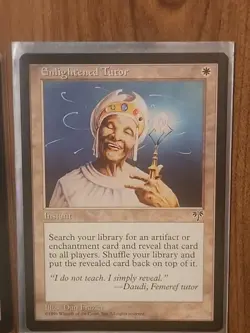 Magic: The Gathering Enlightened Tutor Instant Mirage 1996 Unplayed NM MTG - Image 1