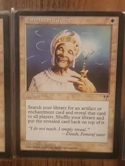 Magic: The Gathering Enlightened Tutor Instant Mirage 1996 Unplayed NM MTG - Image 2