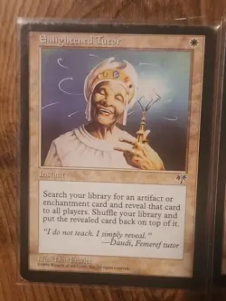 Magic: The Gathering Enlightened Tutor Instant Mirage 1996 Unplayed NM MTG - Image 3