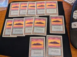 MTG Island A (Pointy Rocks) - Unlimited Edition - LP - Image 1