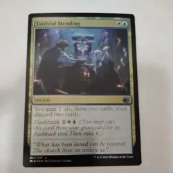Faithful Mending Foil U Innistrad: Midnight Hunt 221 - Image 1